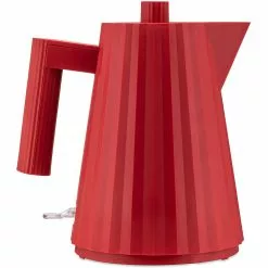 Alessi Plisse Waterkoker 1 L, Rood