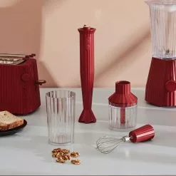 Alessi Plisse Waterkoker 1 L, Rood -Potten & pannen Winkel alessi plisse waterkoker 1 l 8