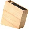 Continenta Messenblok Met Extra Vak -Potten & pannen Winkel continenta leaning knife block with bin flexi 31x9x28cm 0