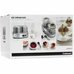 Cuisinart Duo Ice Cream Machine 2x1 L, Steel Grey -Potten & pannen Winkel cuisinart duo ice cream machine 2x1 l steel grey 13