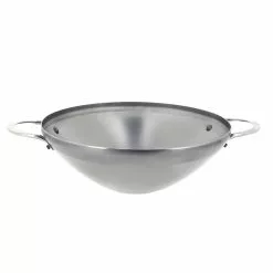 De Buyer Mineral B Wok Pan Ø32 Cm With 2 Handles