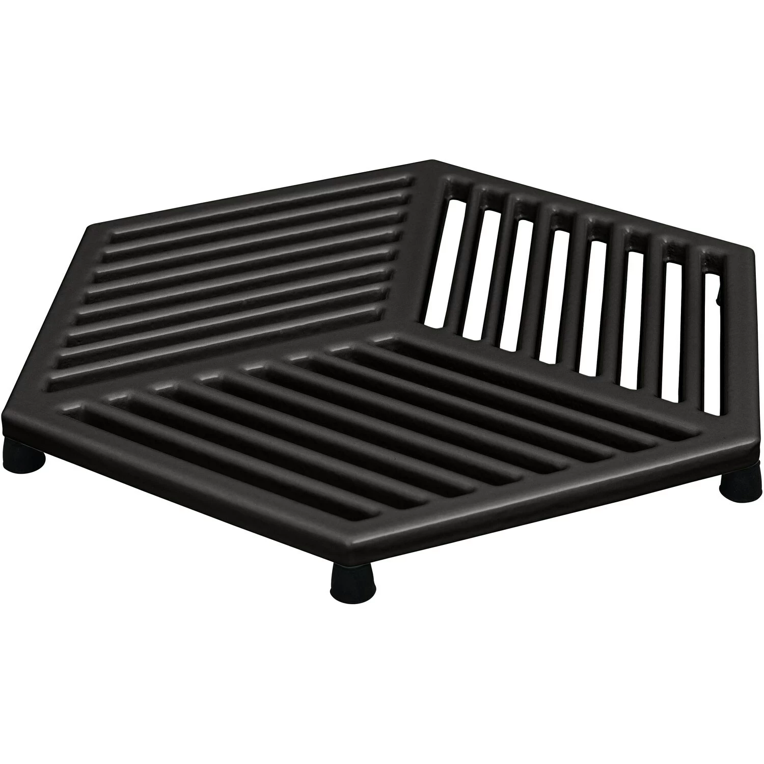 Denby Halo Pannenonderzetter Gietijzer 21,5x24,5 Cm, Grijs 4 Denby Halo Pannenonderzetter Gietijzer 21,5x24,5 Cm, Grijs - Afbeelding 2