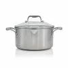 EGO Saucepan With Glass Lid 3,5 L, Stainless Steel