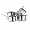 Eva Solo Trio Pannenset 4 Stk, Roestvrij Staal -Potten & pannen Winkel eva solo trio pannenset 4 stk roestvrij staal 0