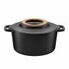 Fiskars Norden Casserole 4L, Black Cast Iron -Potten & pannen Winkel fiskars norden casserole cast iron 0