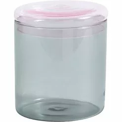 Hay Borosilicate Pot L Ø12x13,5 Cm, Grijs/Lichtroze