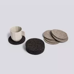 Hay Onderzetter Glasunderlägg, Mörkgrå -Potten & pannen Winkel hay coaster coasters dark gray 5