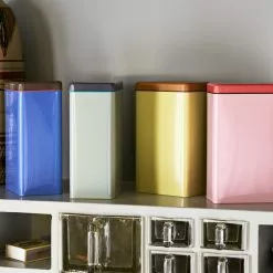 Hay Tin By Sowden Storage Jar, Mint/Green -Potten & pannen Winkel hay tin by sowden storage jar 7 1