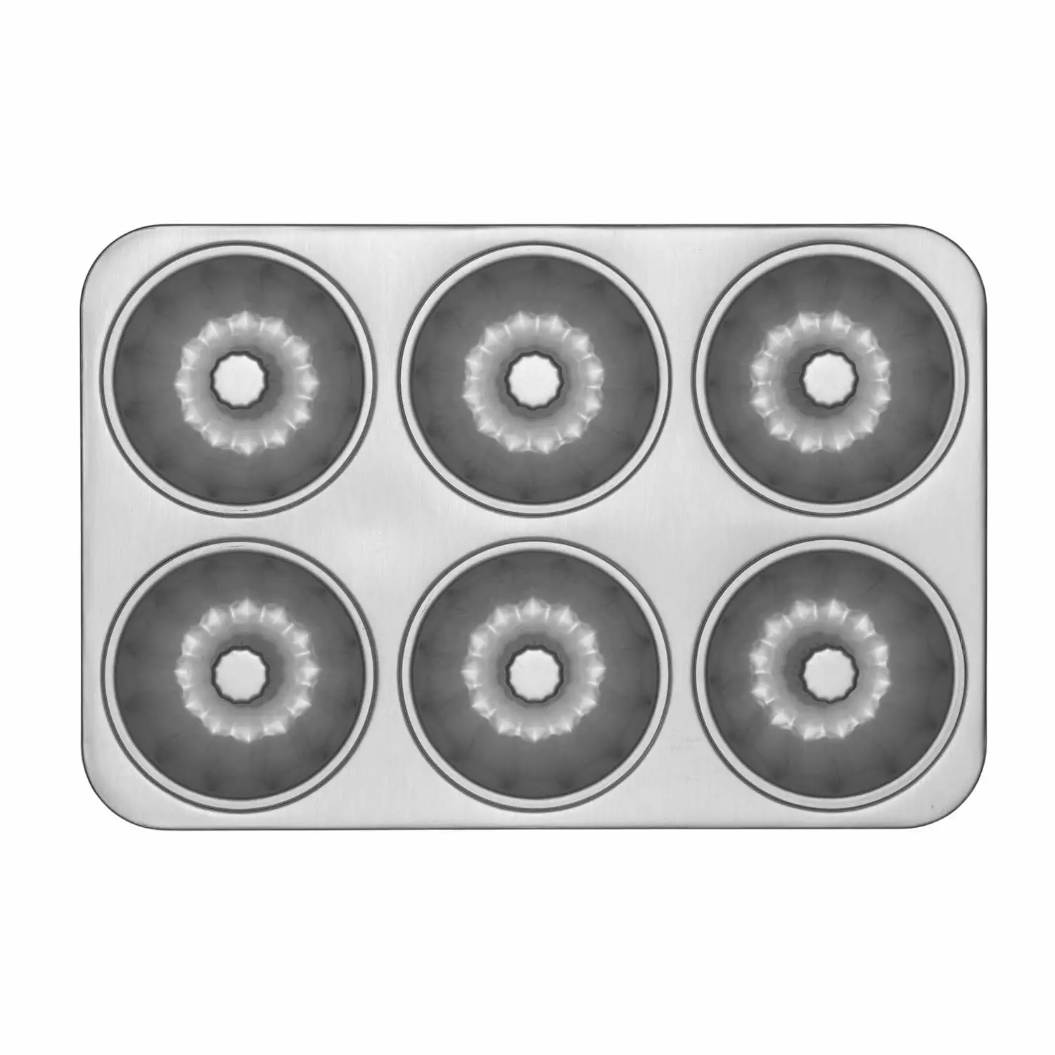 Heirol Bakvorm Geanodiseerd Aluminium 6 Porties 5 Heirol Bakvorm Geanodiseerd Aluminium 6 Porties - Afbeelding 3