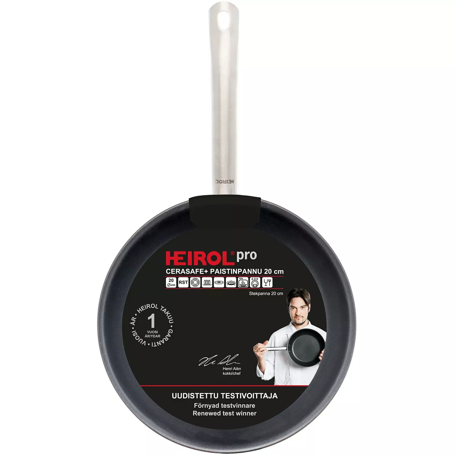 Heirol Cerasafe Pro Koekenpan 20 Cm 4 Heirol Cerasafe Pro Koekenpan 20 Cm - Afbeelding 2