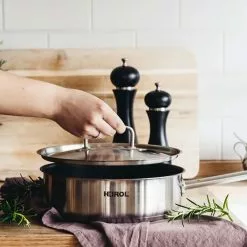 Heirol Cerasafe Pro Steelpan Met Deksel 24 Cm 3 L -Potten & pannen Winkel heirol cerasafe pro steelpan met deksel 24 cm 3 l 4