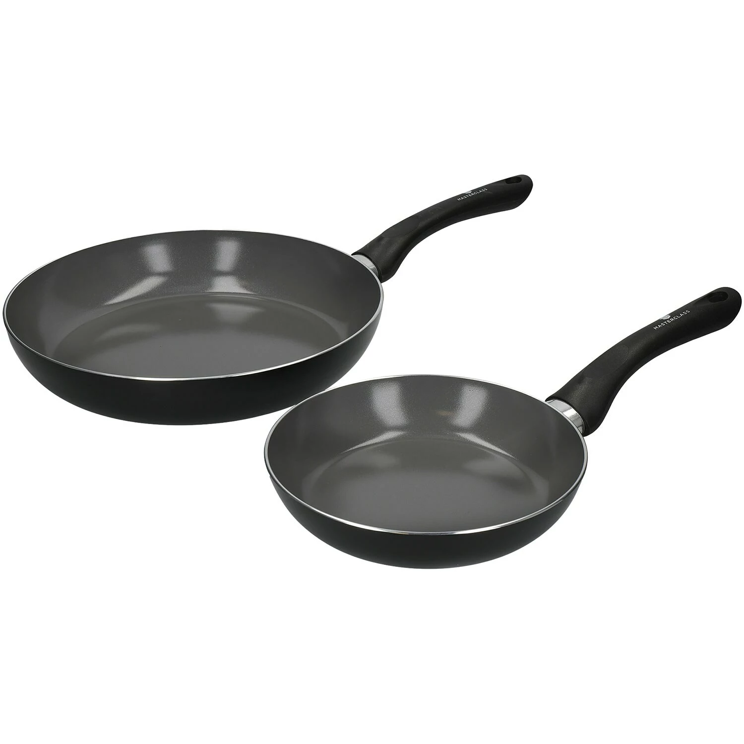 Kitchen Craft Master Class Koekenpan 2 Stuks, 20 Cm & 28 Cm 3 Kitchen Craft Master Class Koekenpan 2 Stuks, 20 Cm & 28 Cm