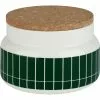 Marimekko Tiiliskivi Pot 70 Cl, Wit / Donkergroen -Potten & pannen Winkel marimekko tiiliskivi jar 07l 0