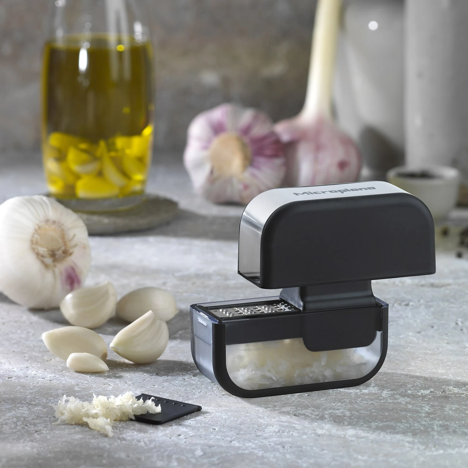 Microplane Grater Garlic, Black 5 Microplane Grater Garlic, Black - Afbeelding 3
