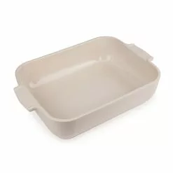 Peugeot Appolia Rectangular Ceramic Ovenware 32 Cm, Ecru