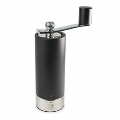 Peugeot Isen Pepper Mill With Crank Handle U'Select 18 Cm, Matte Black
