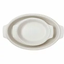 PotteryJo DARIA Ovenschaal 35 Cm, Cotton White -Potten & pannen Winkel potteryjo daria ovenschaal 35 cm 20