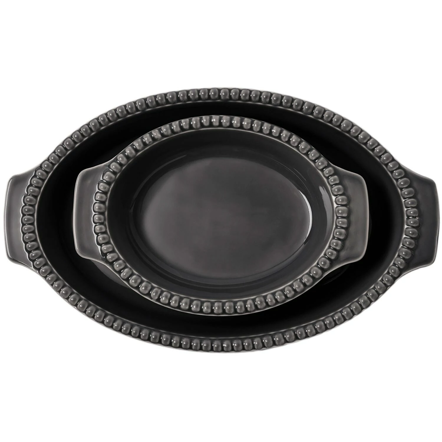 PotteryJo DARIA Ovenschaal 35 Cm, Ink Black 5 PotteryJo DARIA Ovenschaal 35 Cm, Ink Black - Afbeelding 3