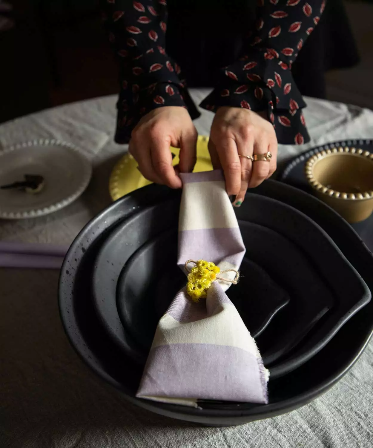 PotteryJo Peep Kom 35 Cm, Mat Zwart 6 PotteryJo Peep Kom 35 Cm, Mat Zwart - Afbeelding 4