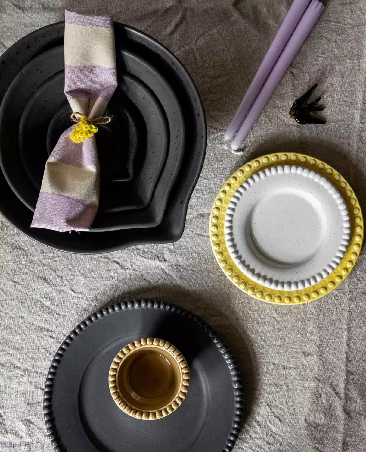 PotteryJo Peep Kom 35 Cm, Mat Zwart 7 PotteryJo Peep Kom 35 Cm, Mat Zwart - Afbeelding 5