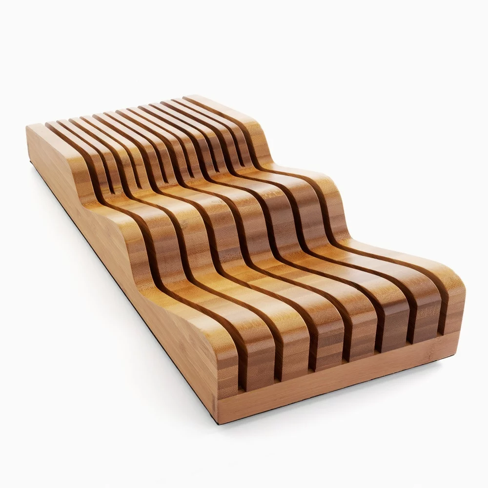 Robert Welch Signature Knife Drawer Unit, Bambu 3 Robert Welch Signature Knife Drawer Unit, Bambu