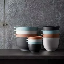 Rosti Margrethe Kom Pebble Black, 0,75 L -Potten & pannen Winkel rosti margrethe kom pebble white 6