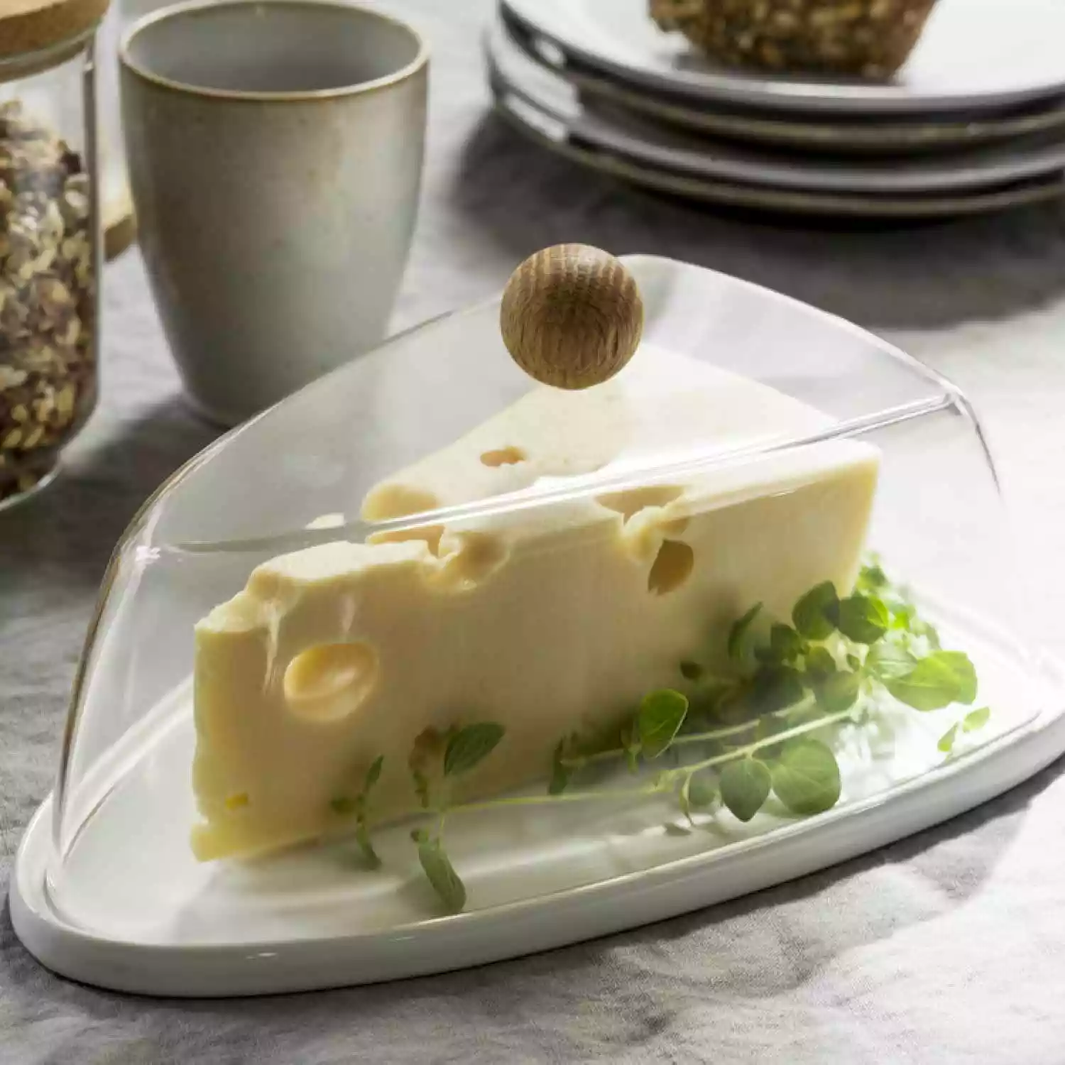 Sagaform Nature Cheese Dome 4 Sagaform Nature Cheese Dome - Afbeelding 2