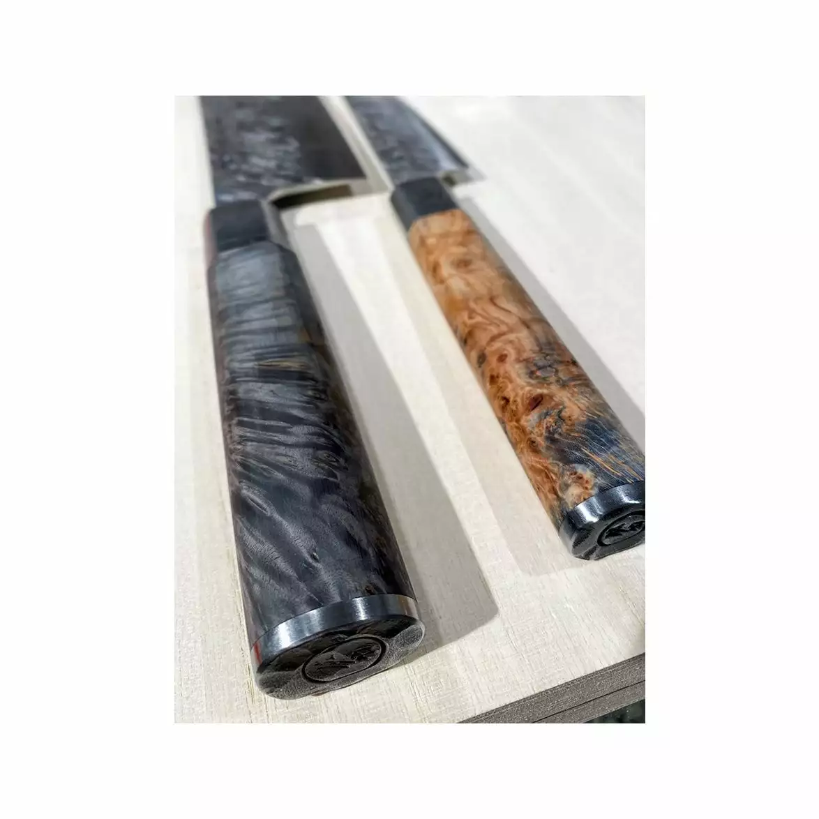 Satake Ame Messenset Petty Santoku Kiritsuke 3 Stuks 5 Satake Ame Messenset Petty Santoku Kiritsuke 3 Stuks - Afbeelding 3