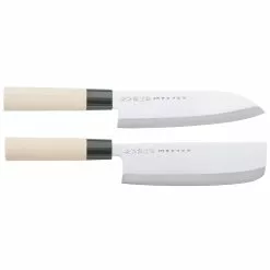 Satake Houcho Knife Set Santuko & Vegetable Chopping Knife 17 Cm