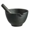 Satake Nabe Mortar With Pestle, Black -Potten & pannen Winkel satake nabe mortar with pestle black 0