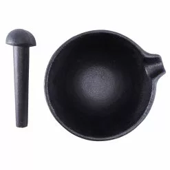 Satake Nabe Mortar With Pestle, Black -Potten & pannen Winkel satake nabe mortar with pestle black 5