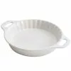 Staub Pie Dish 24 Cm, Ceramics 1 Staub Pie Dish 24 Cm, Ceramics -Potten & pannen Winkel staub ceramic pie dish white 1