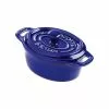 Staub Oval Ceramic Casserole 20 Cl, Dark Blue