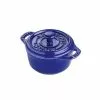 Staub Round Ceramic Casserole 20 Cl, Dark Blue