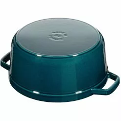 Staub Cocotte Rond 28 Cm 6,7 L, Petrolblauw -Potten & pannen Winkel staub staub cocotte rond 9