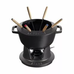 Staub Fondue Set Black 2,35 L