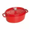 Staub Oval Cocotte 29 Cm 4,2 L, Red 2 Staub Oval Cocotte 29 Cm 4,2 L, Red -Potten & pannen Winkel staub staub oval cocotte red 1