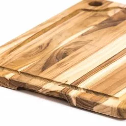 TeakHaus Snijplank Met Inkeping, 46x30,5 Cm -Potten & pannen Winkel teakhaus snijplank met inkeping 3