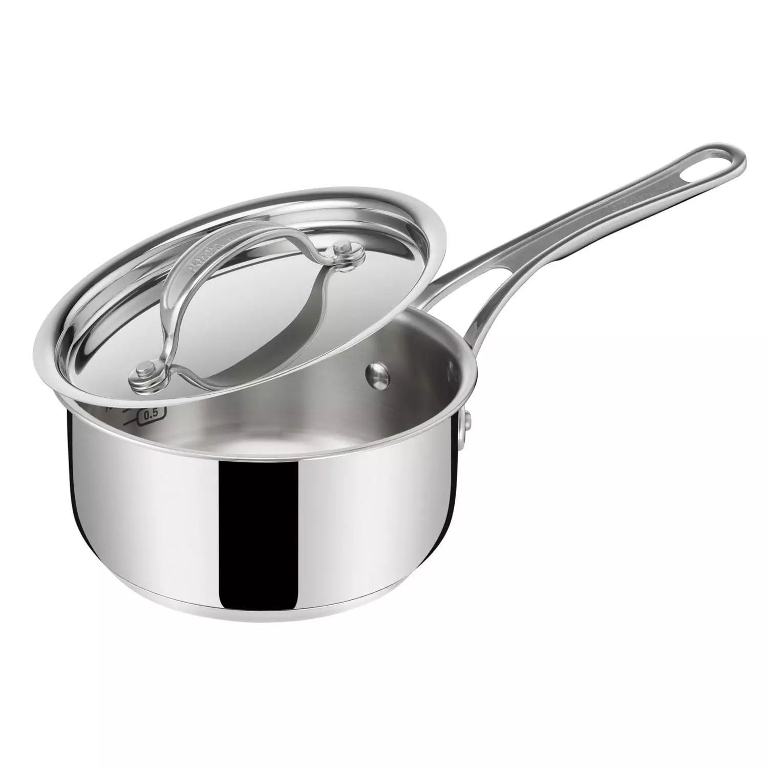 Tefal Jamie Oliver Cook's Classic Steelpan Met Deksel Roestvrij Staal, 16 Cm / 1,5 L 4 Tefal Jamie Oliver Cook's Classic Steelpan Met Deksel Roestvrij Staal, 16 Cm / 1,5 L - Afbeelding 2