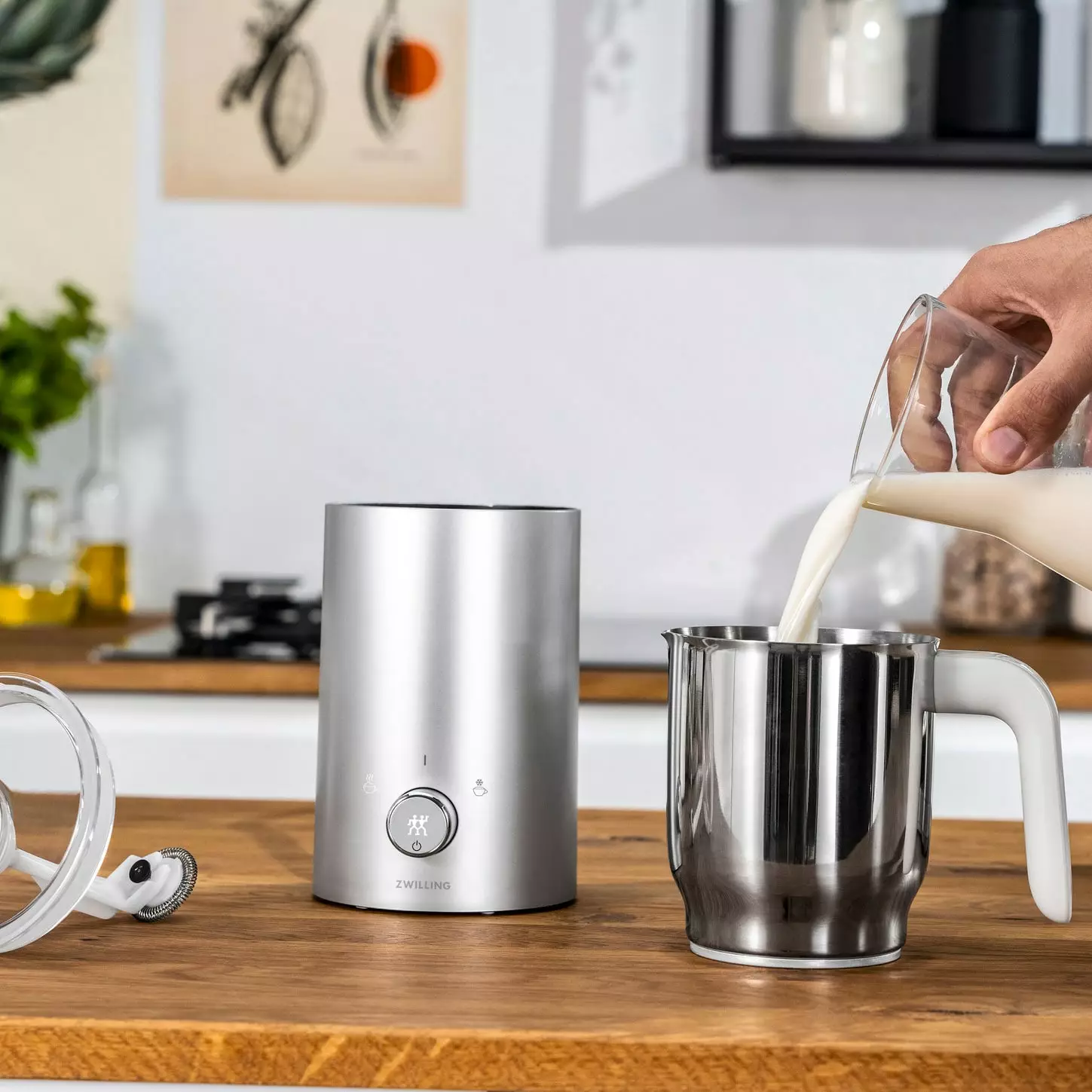 Zwilling Enfinigy Melkopschuimer, Zilver 6 Zwilling Enfinigy Melkopschuimer, Zilver - Afbeelding 4